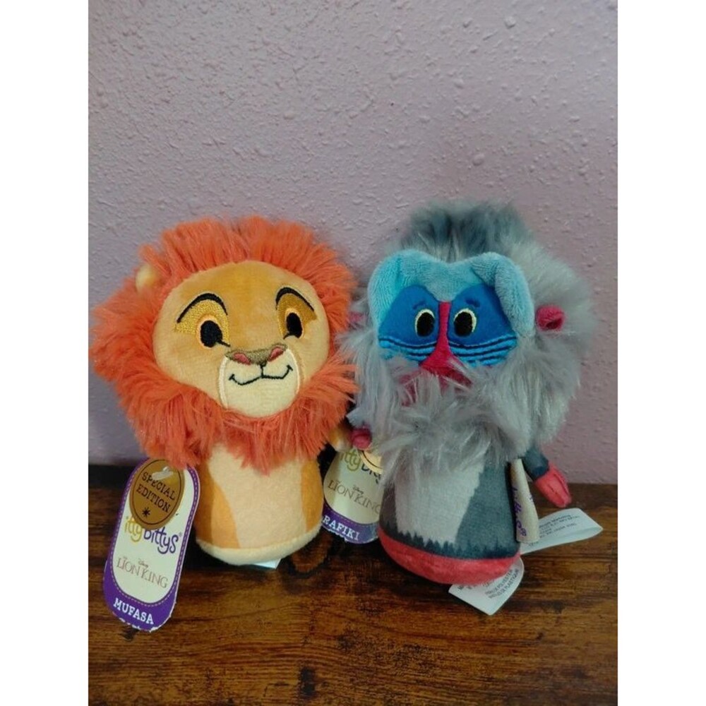 2 Hallmark Itty Bittys Mufasa & Rafiki